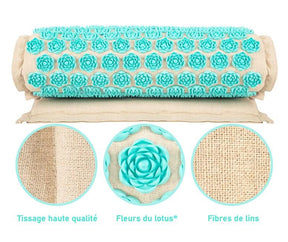 Tapis d'acupression Écologique | Soulagement Naturel de la Douleur et Relaxation