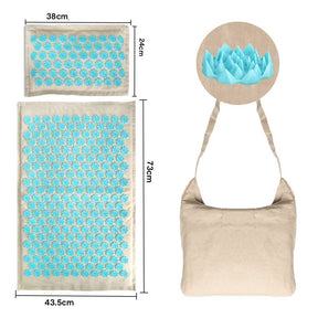 Tapis d'acupression Écologique | Soulagement Naturel de la Douleur et Relaxation