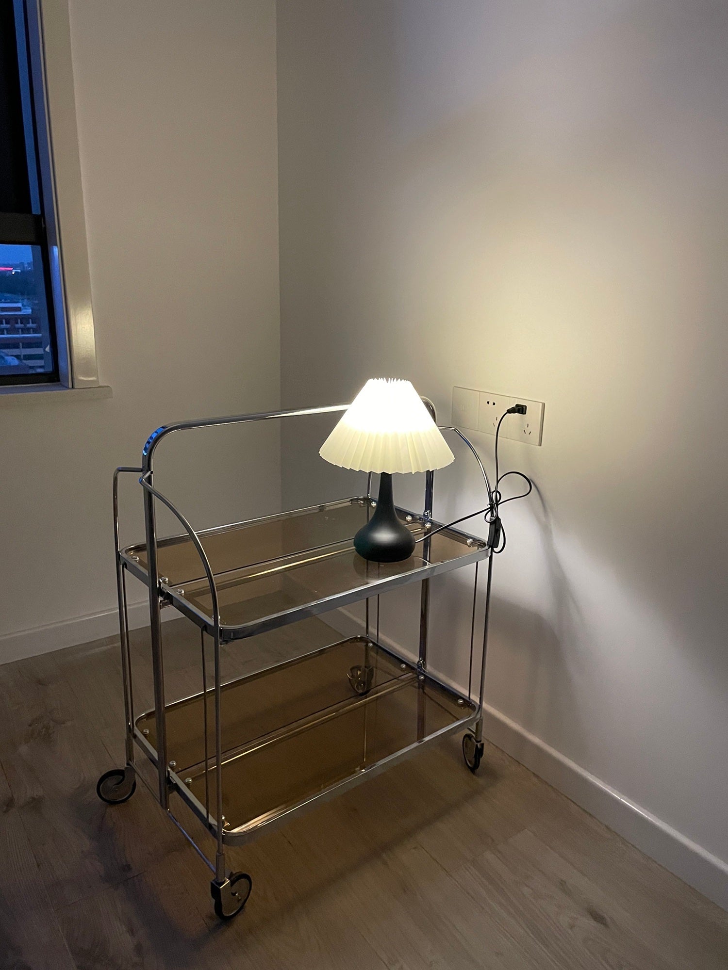 Lampe de Table Esthétique Tambour - Ambiance Cosy et Élégante