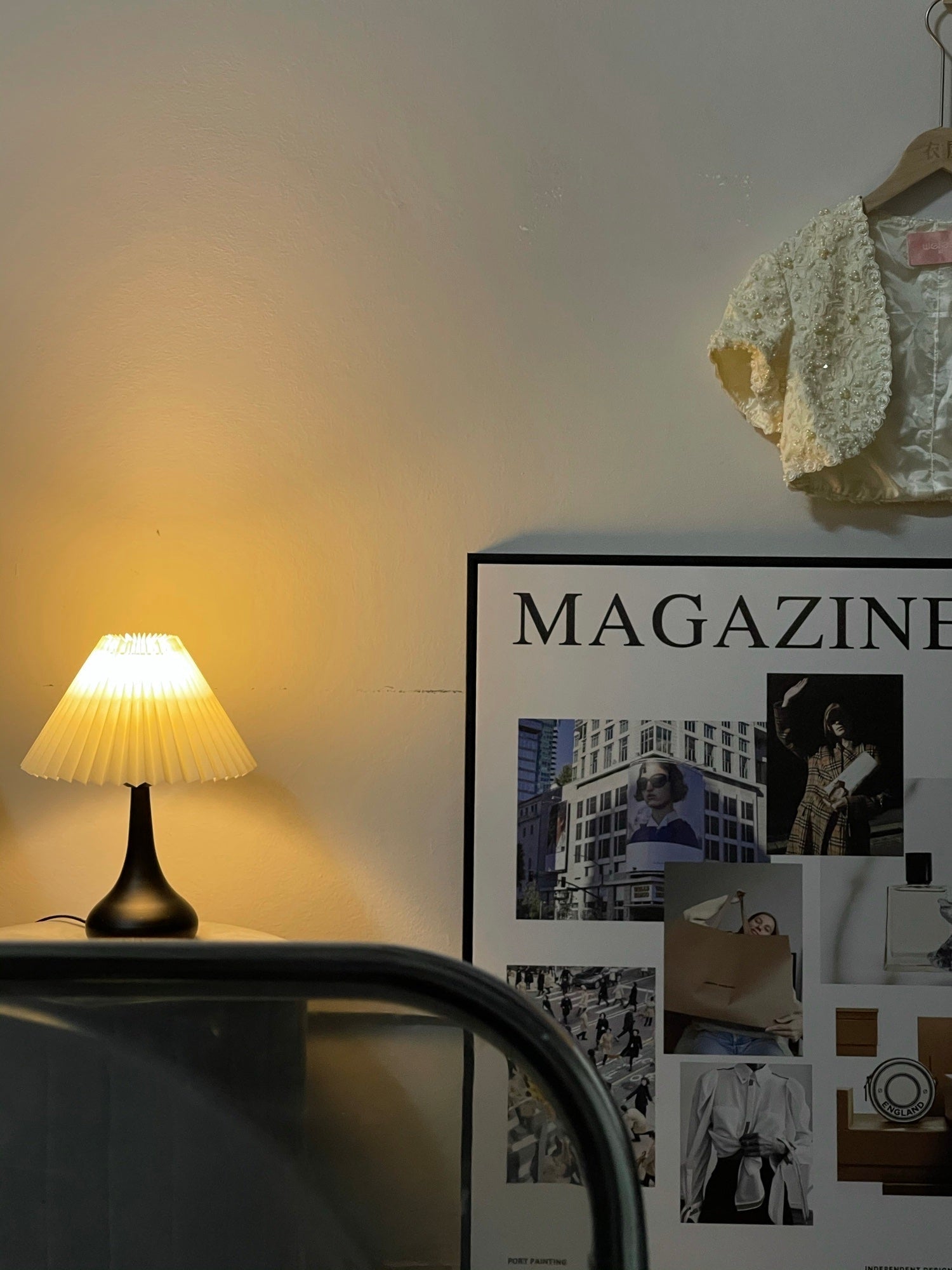 Lampe de Table Esthétique Tambour - Ambiance Cosy et Élégante