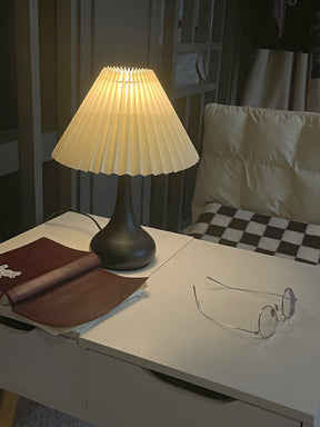 Lampe de Table Esthétique Tambour - Ambiance Cosy et Élégante