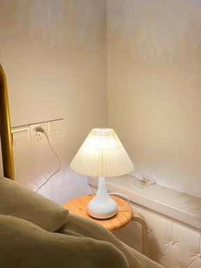Lampe de Table Esthétique Tambour - Ambiance Cosy et Élégante