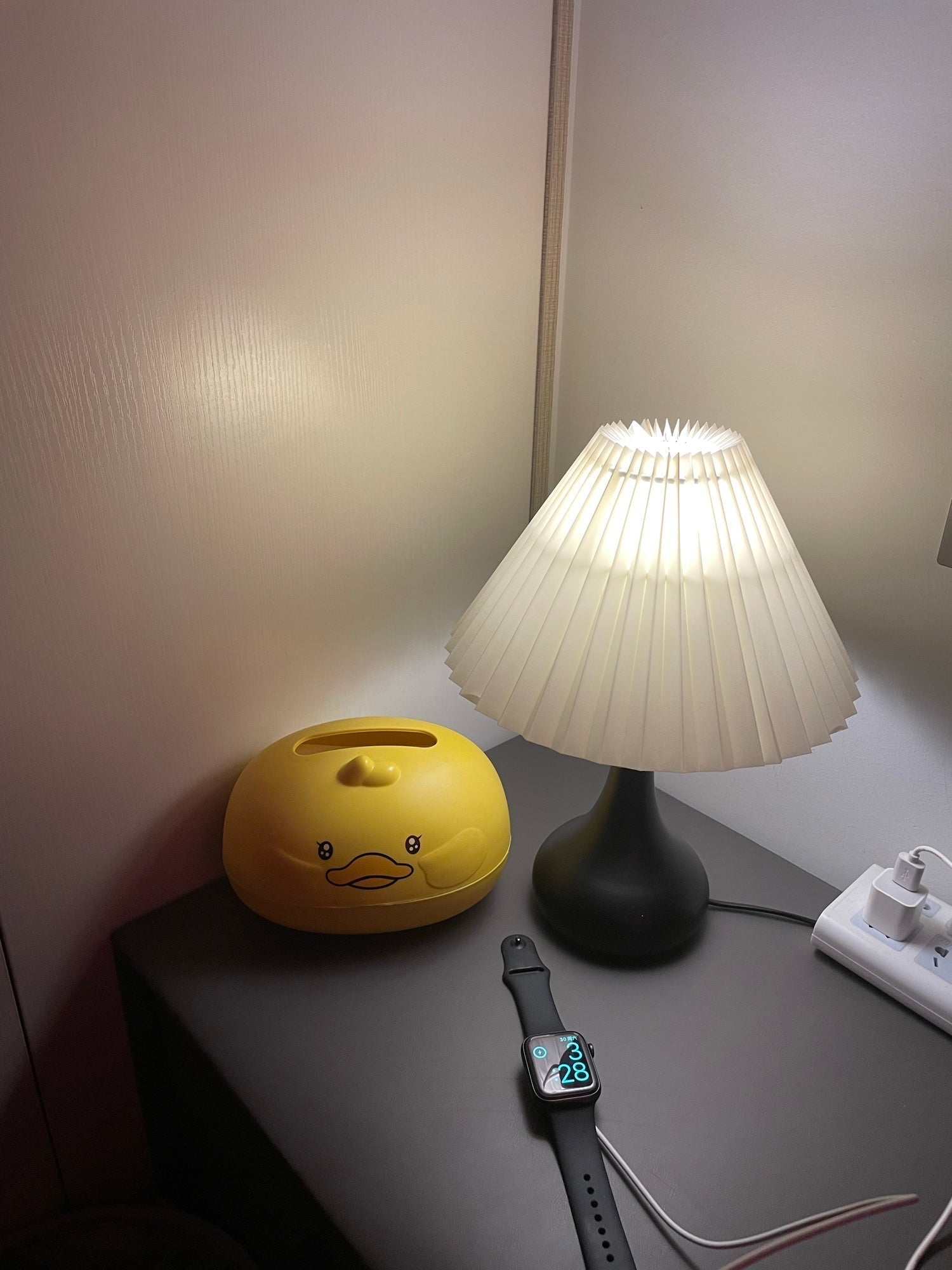 Lampe de Table Esthétique Tambour - Ambiance Cosy et Élégante