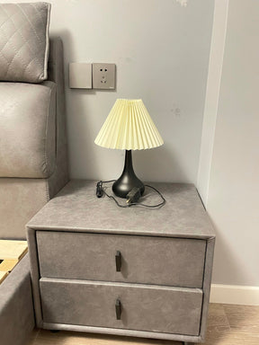 Lampe de Table Esthétique Tambour - Ambiance Cosy et Élégante