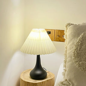 Lampe de Table Esthétique Tambour - Ambiance Cosy et Élégante