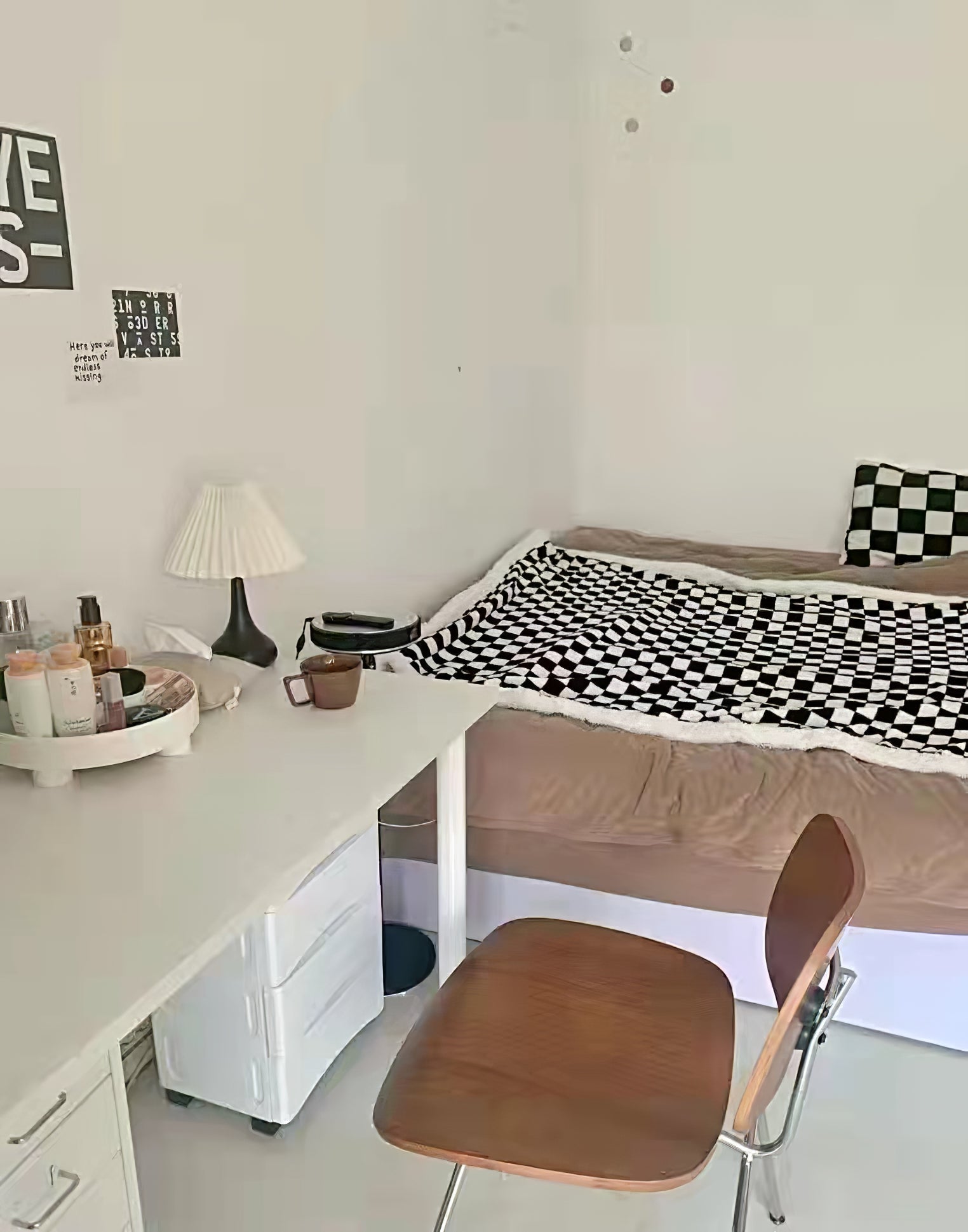 Lampe de Table Esthétique Tambour - Ambiance Cosy et Élégante