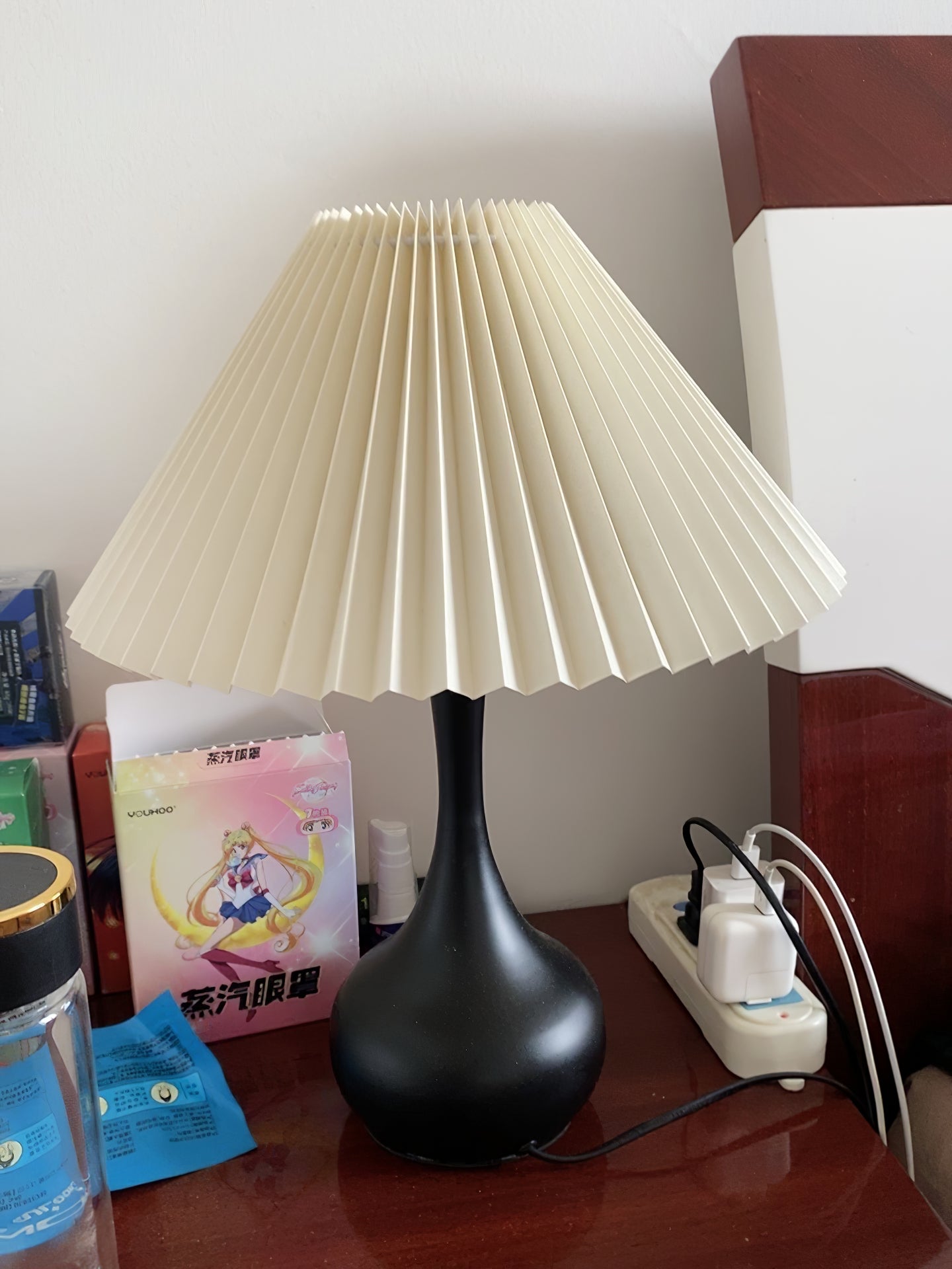 Lampe de Table Esthétique Tambour - Ambiance Cosy et Élégante