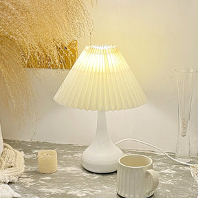 Lampe de Table Esthétique Tambour - Ambiance Cosy et Élégante