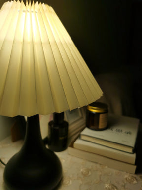 Lampe de Table Esthétique Tambour - Ambiance Cosy et Élégante
