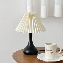 Lampe de Table Esthétique Tambour - Ambiance Cosy et Élégante