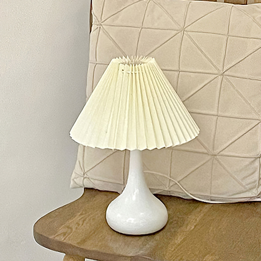 Lampe de Table Esthétique Tambour - Ambiance Cosy et Élégante