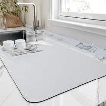 Tapis de Séchage Rapide pour Cuisine - Ultra-absorbant et Gain de Place