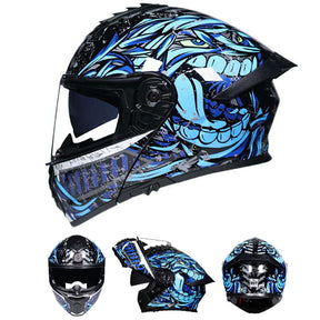 Casque Modulaire à Double Visière - Léger et Homologué DOT ECE