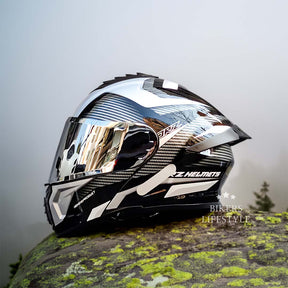 Casque Modulaire à Double Visière - Léger et Homologué DOT ECE