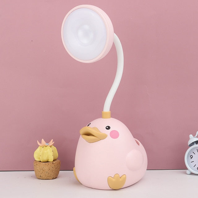 Lampe de Bureau LED pour Enfants - Design Amusant et Éclairage Doux