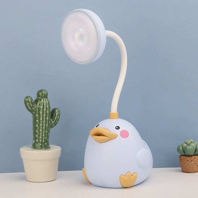 Lampe de Bureau LED pour Enfants - Design Amusant et Éclairage Doux