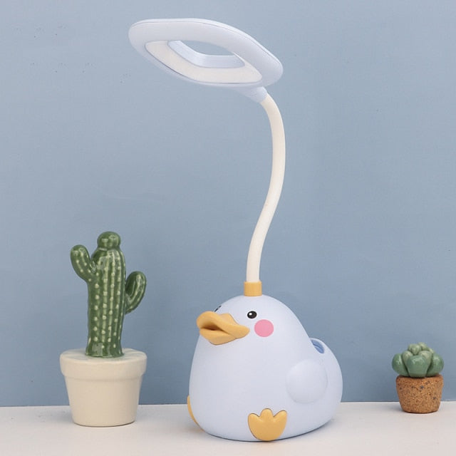 Lampe de Bureau LED pour Enfants - Design Amusant et Éclairage Doux