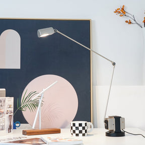 Lampe de Table Élégante et Polyvalente - Diffuseur Rotatif et Gradation Ajustable