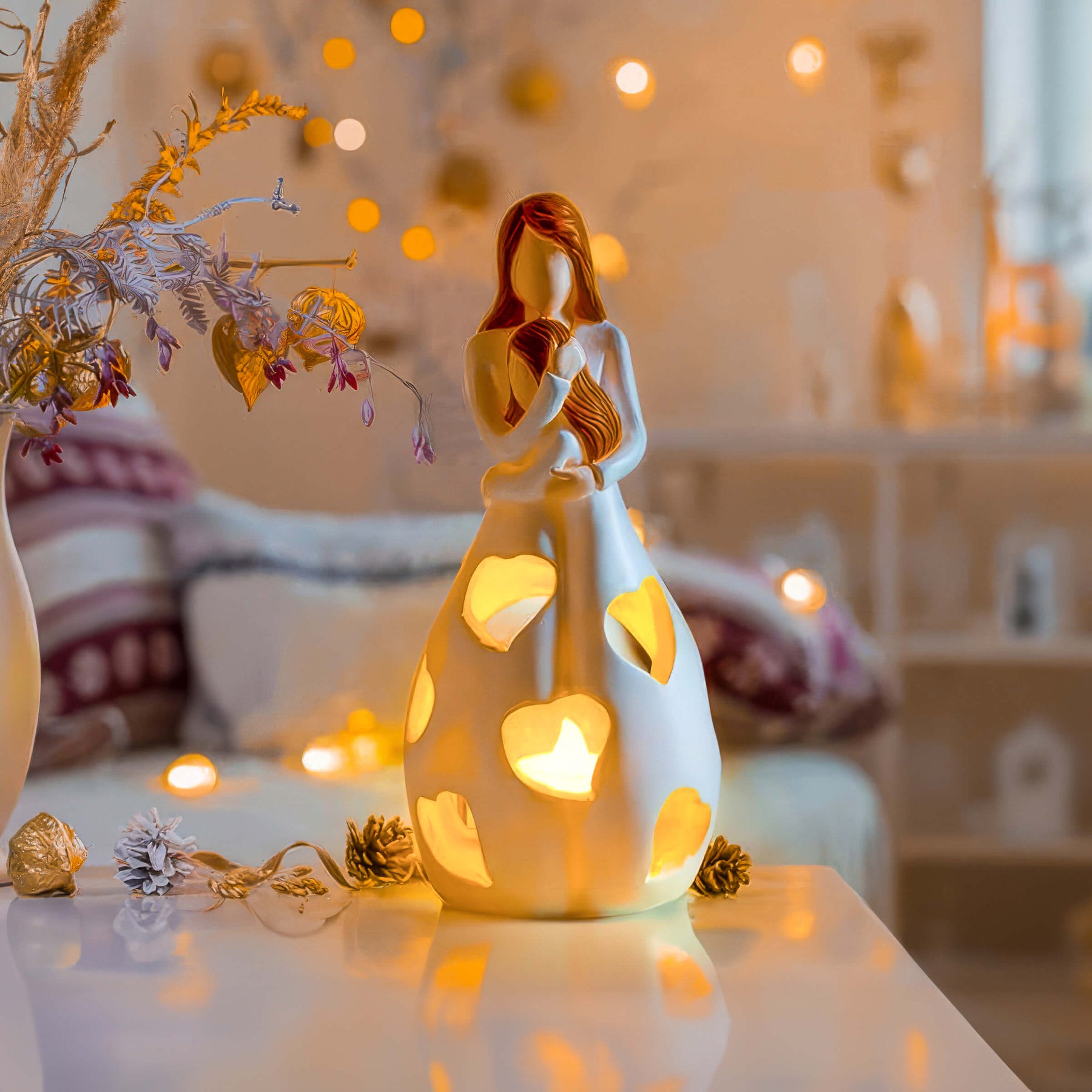 Lampe d'Ambiance Romantique - Lumière Douce pour Moments Envoûtants