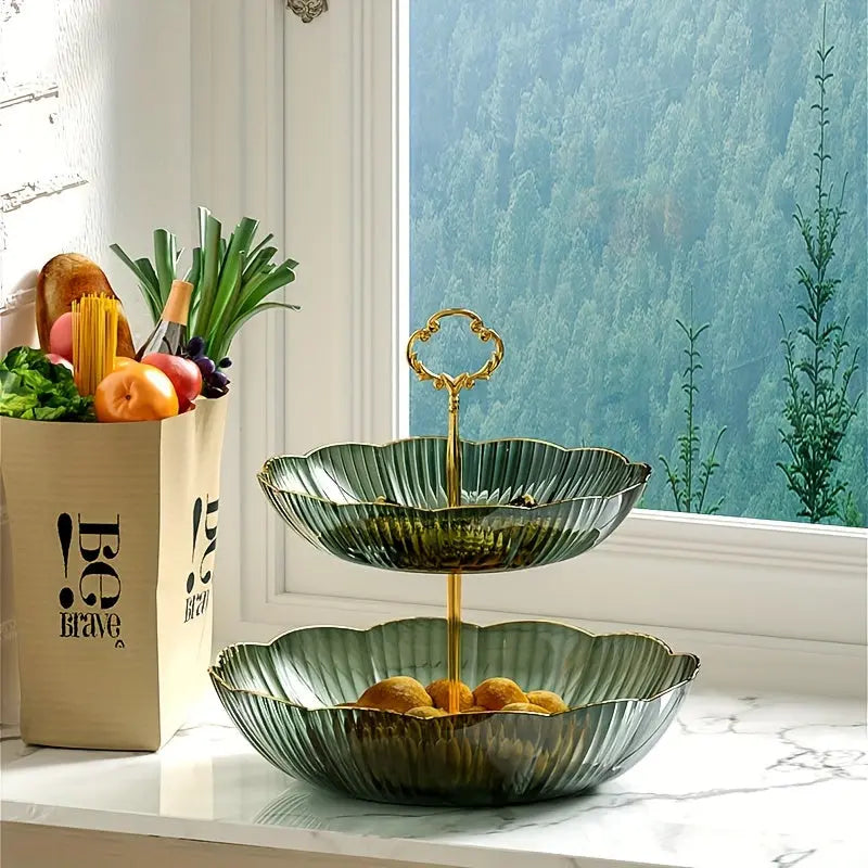 Organisateur de Fruits à 3 Niveaux - Design Élégant et Pratique pour Cuisine