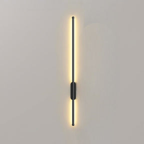 Applique Murale Linéaire Minimaliste - Élégance Contemporaine et Chaleur Ambiante
