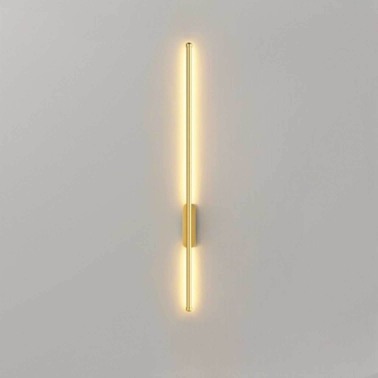 Applique Murale Linéaire Minimaliste - Élégance Contemporaine et Chaleur Ambiante