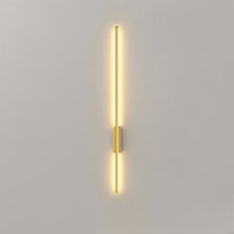 Applique Murale Linéaire Minimaliste - Élégance Contemporaine et Chaleur Ambiante