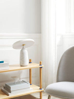 Lampe de Table Élégante en Marbre - Design Sophistiqué et Lumière Douce