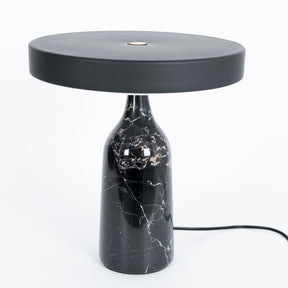 Lampe de Table Élégante en Marbre - Design Sophistiqué et Lumière Douce