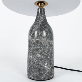Lampe de Table Élégante en Marbre - Design Sophistiqué et Lumière Douce