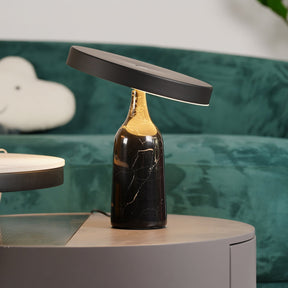 Lampe de Table Élégante en Marbre - Design Sophistiqué et Lumière Douce