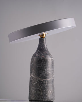 Lampe de Table Élégante en Marbre - Design Sophistiqué et Lumière Douce
