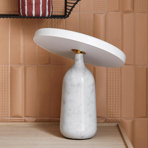 Lampe de Table Élégante en Marbre - Design Sophistiqué et Lumière Douce
