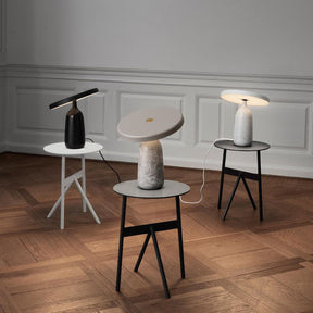 Lampe de Table Élégante en Marbre - Design Sophistiqué et Lumière Douce