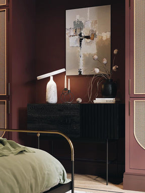 Lampe de Table Élégante en Marbre - Design Sophistiqué et Lumière Douce