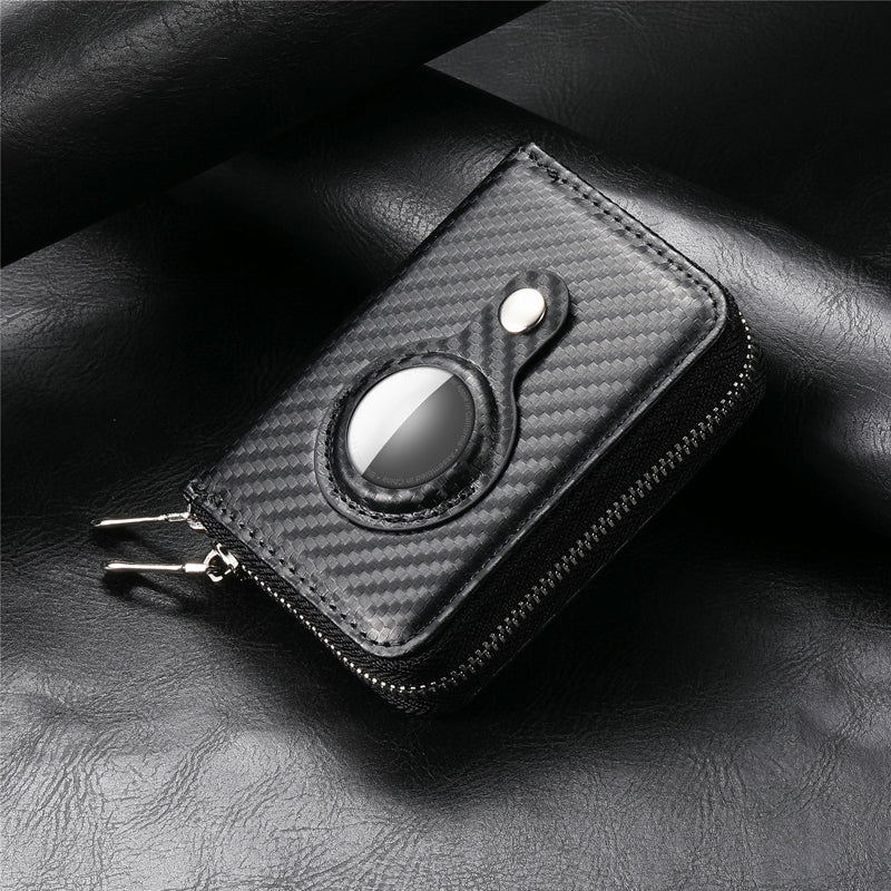 Portefeuille en Cuir RFID avec AirTag - Sécurité et Style Compact