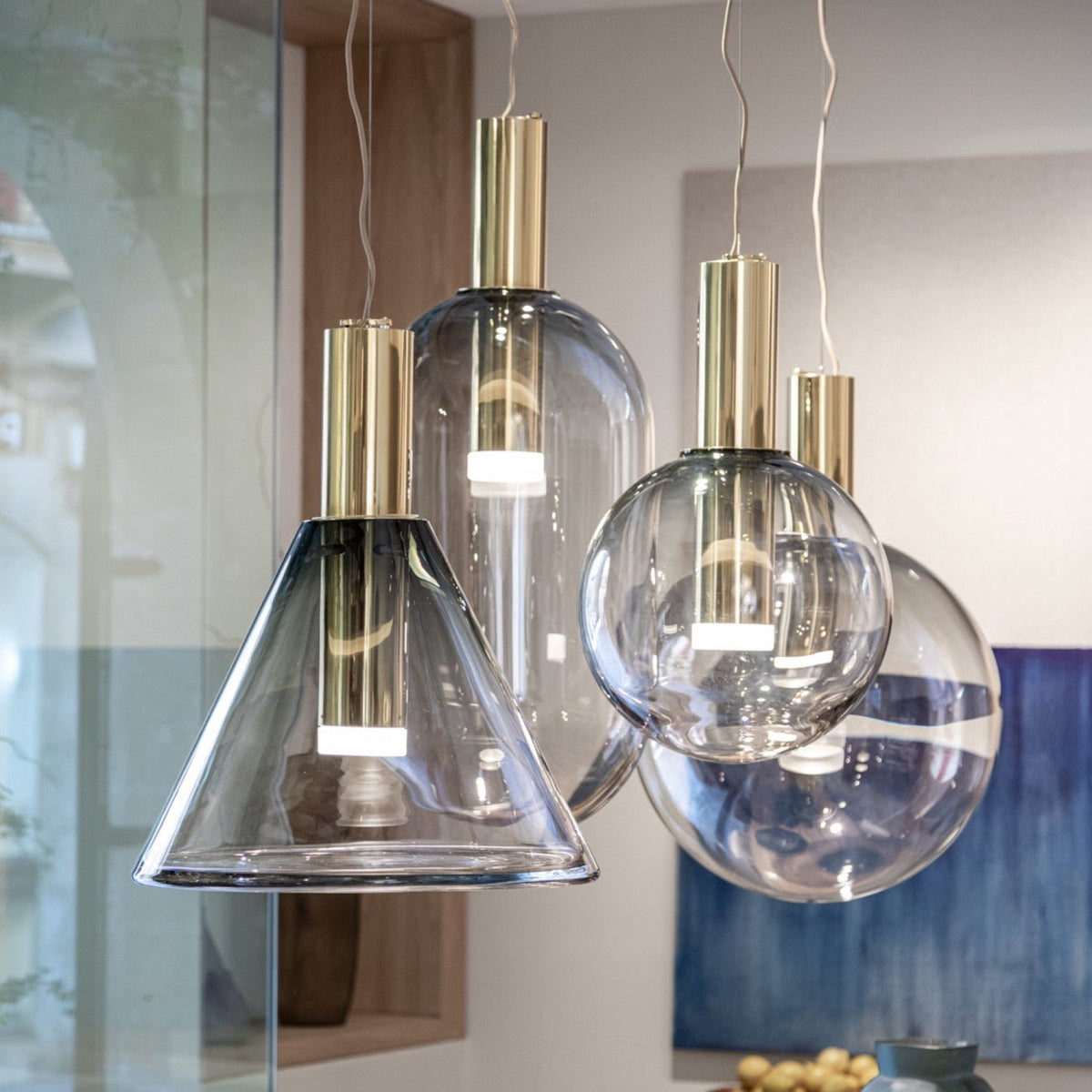 Lampe de Plafond Élégante pour Intérieur - Design Ventilé et Atmosphère Apaisante