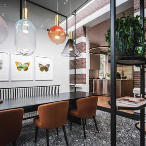 Lampe de Plafond Élégante pour Intérieur - Design Ventilé et Atmosphère Apaisante