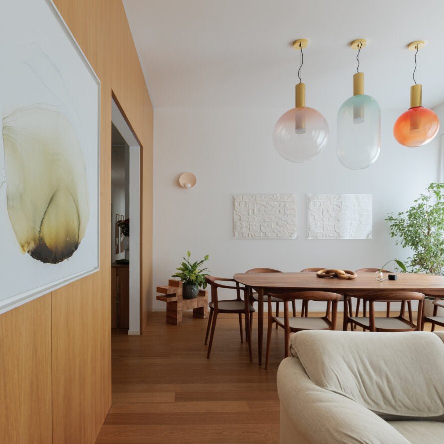 Lampe de Plafond Élégante pour Intérieur - Design Ventilé et Atmosphère Apaisante