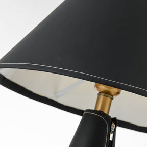 Lampe de Bureau Design Unique - Élégante en Cuir et Métal