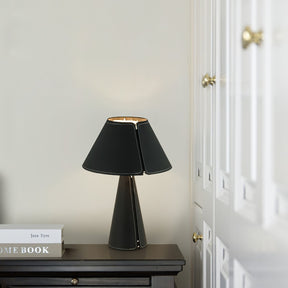 Lampe de Bureau Design Unique - Élégante en Cuir et Métal