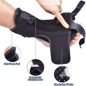 Attelle de Nuit Ajustable pour Talon - Soulagement Efficace de la Douleur