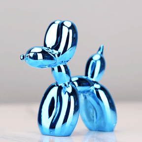 Sculpture de Chien en Résine - Élégante Décoration Intérieure Contemporaine