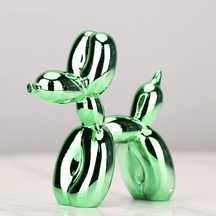 Sculpture de Chien en Résine - Élégante Décoration Intérieure Contemporaine