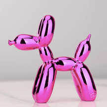Sculpture de Chien en Résine - Élégante Décoration Intérieure Contemporaine