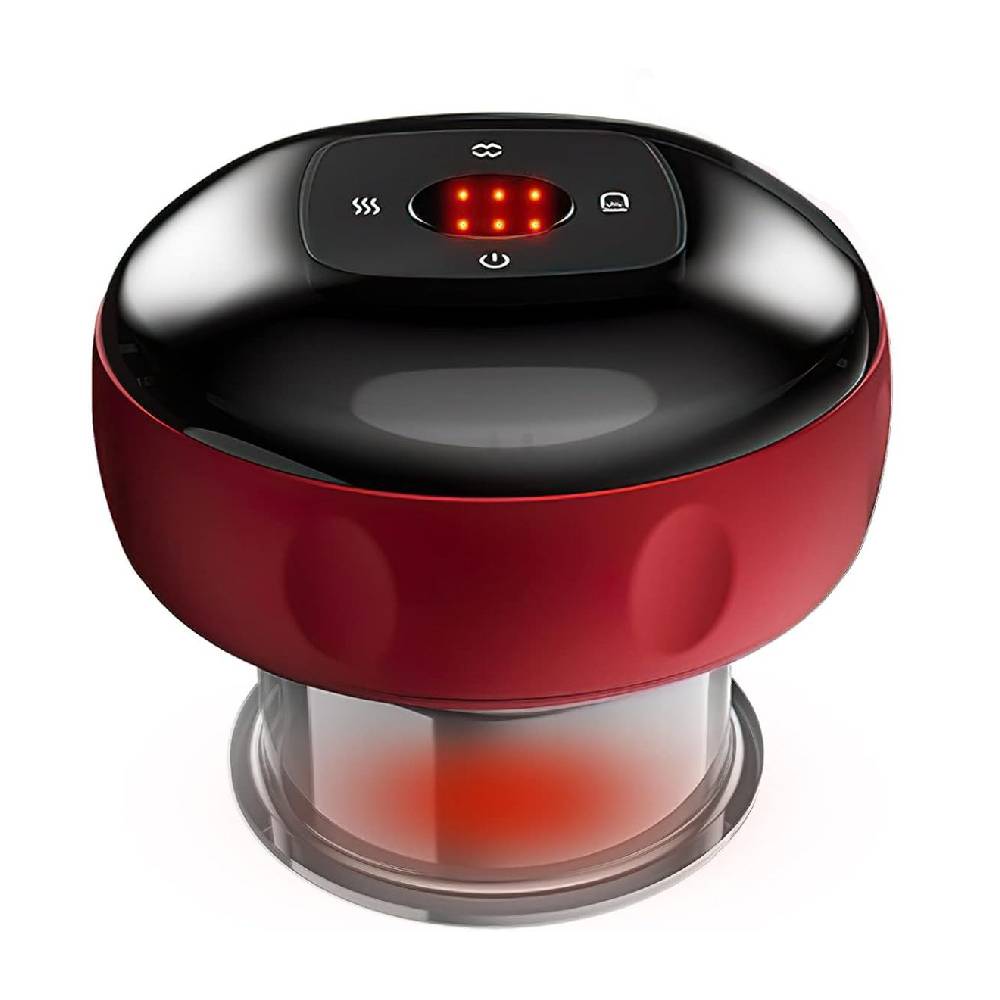 Machine de Thérapie par Ventouses Électrique - Aspiration Dynamique et Chauffage Rouge