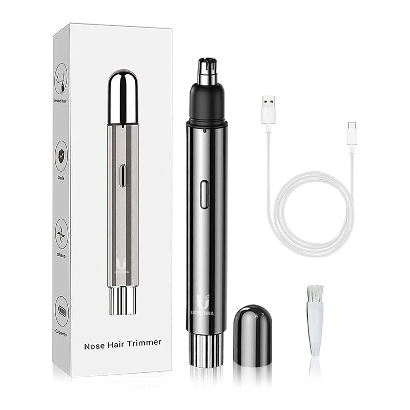 Tondeuse à Poils de Nez Rechargeable - Lames de Précision et Design Compact