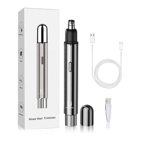 Tondeuse à Poils de Nez Rechargeable - Lames de Précision et Design Compact