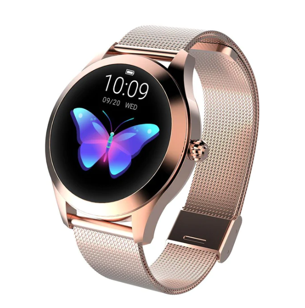 Montre Connectée Élégante pour Femmes - Suivi de Santé et Style Personnalisable