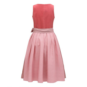 Robe Dirndl Élégante avec Tablier - Style Traditionnel pour Oktoberfest